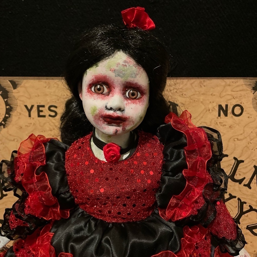 OOAK Porcelain Horror Art Doll Creepy Scary Evil Handmade Ghost Zombie Girl